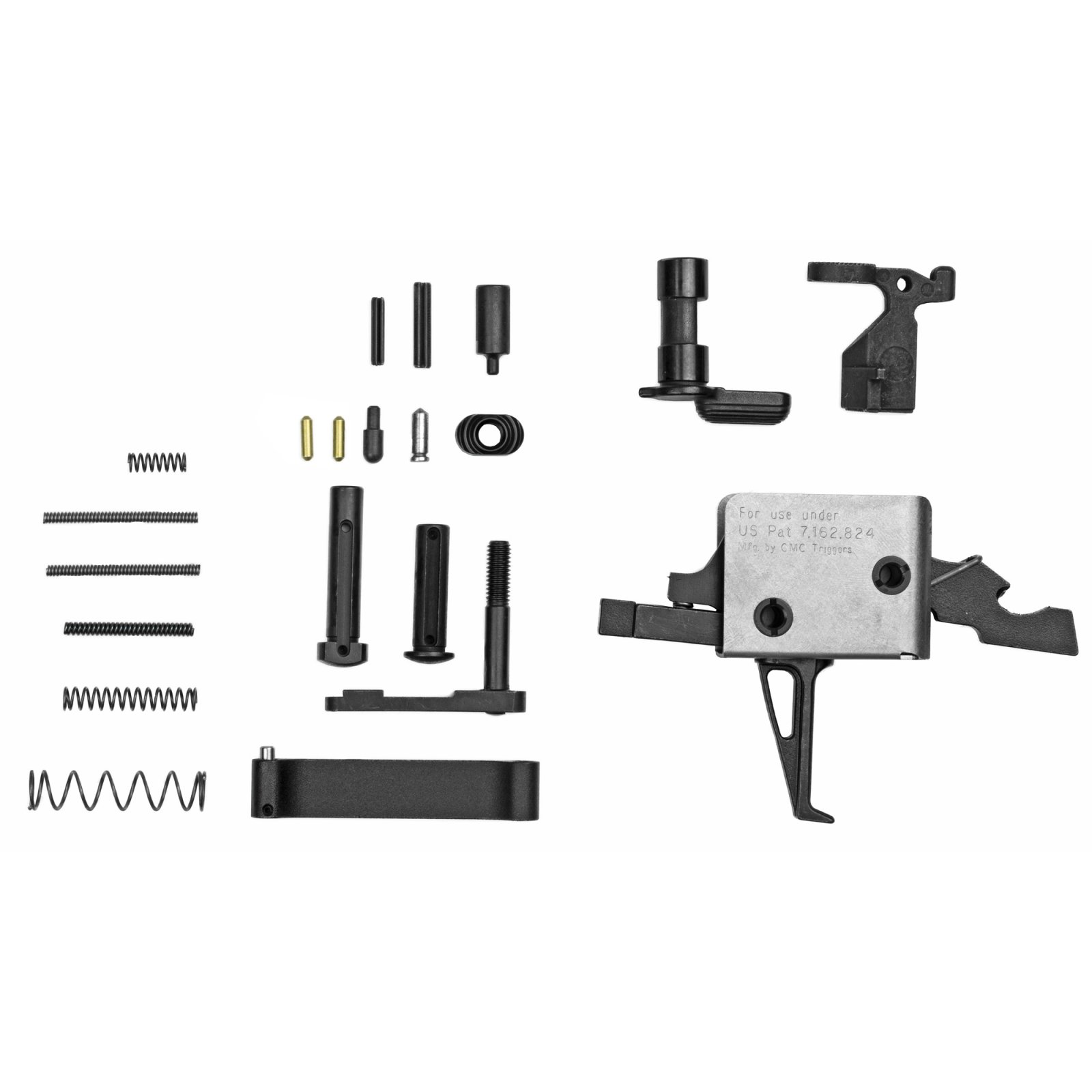 CMC Triggers AR Lower Assembly Kit - Flat Trigger Black