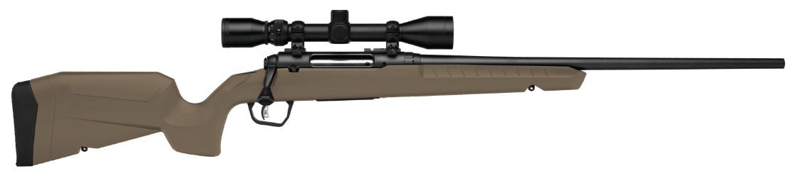 Savage 32160 Axis 223 Rifle 4+1 Matte Black FDE Synthetic Stock 22" - SAVAGE ARMS - 223 Rem