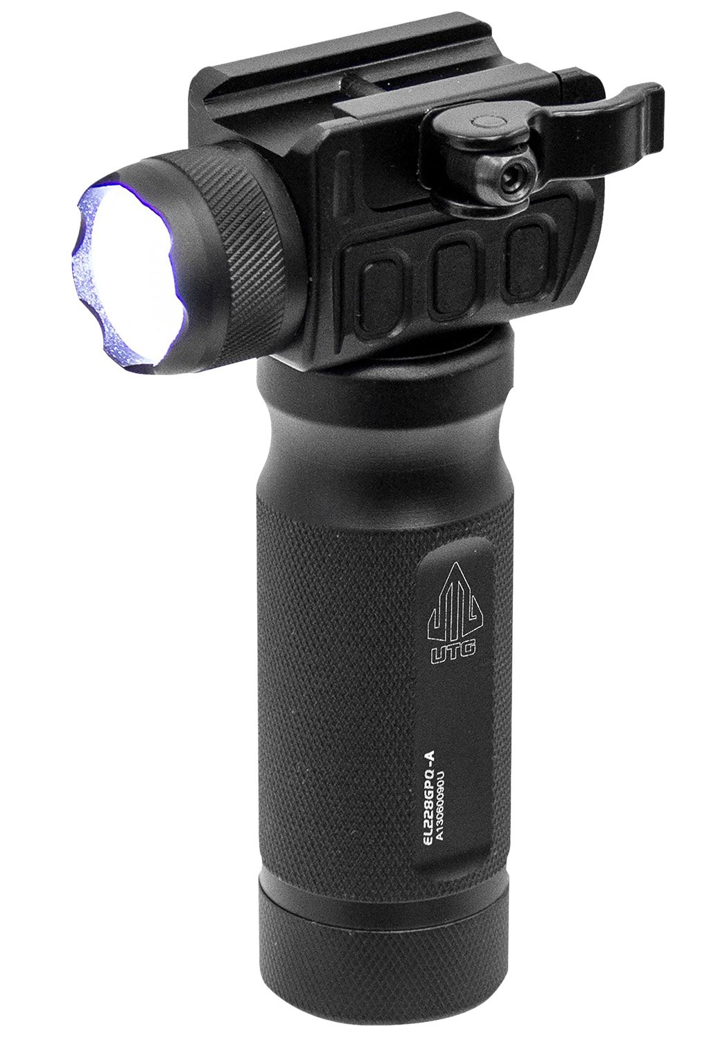 Leapers MNTEL228GPQA Quick Detach Grip Light 400 Lumens Black Aluminum