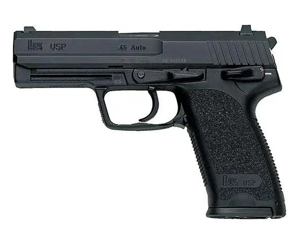 HK USP45 V1 Semi-Auto Pistol 4" Barrel 45ACP 2-10Rd Mags Black Polymer