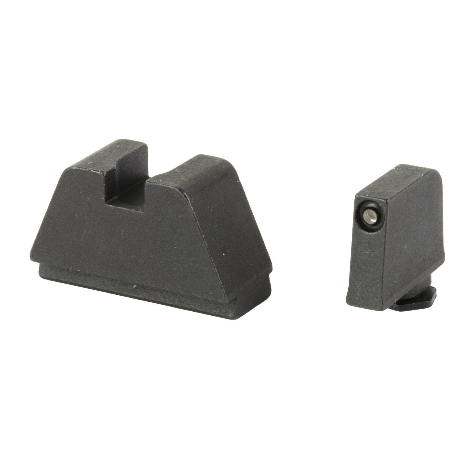 AmeriGlo GL811 Optic Sight Set Glock 3XL Tall Green Tritium Black Outline