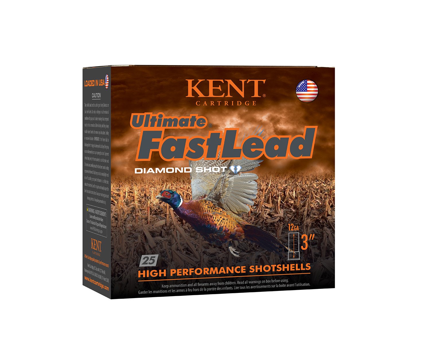 Kent Cartridge K123UFL506 12 Gauge 3 in 1 3/4 oz #6 Shot 25 Rounds - Kent Cartridge - 12 Gauge