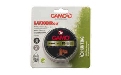 Gamo USA Luxor Cu Sharp Pyramid Pellets .22 Pellet Sharp Nose Tin 100