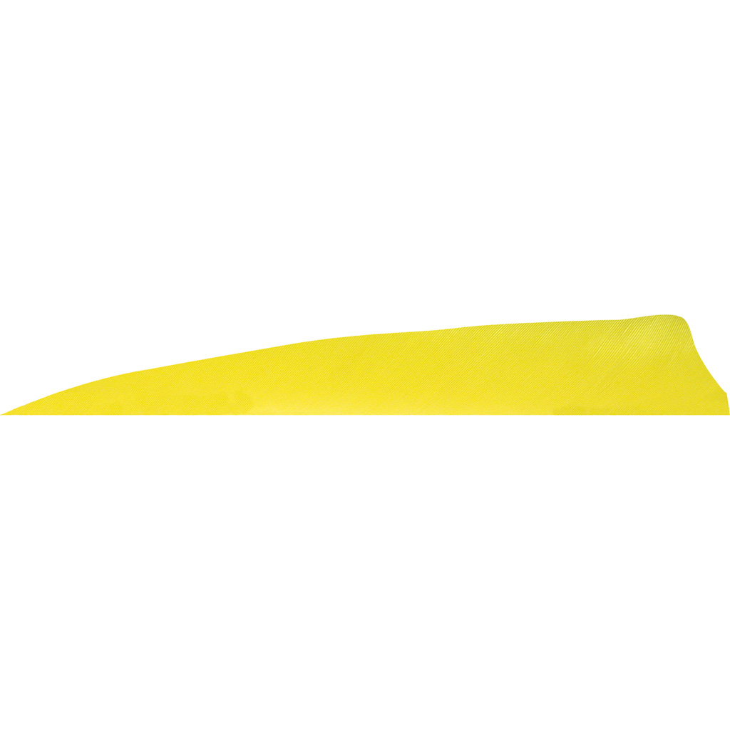 Gateway 400RSSSY-50 Shield Cut Feathers Sun Yellow 4in RW 50pk