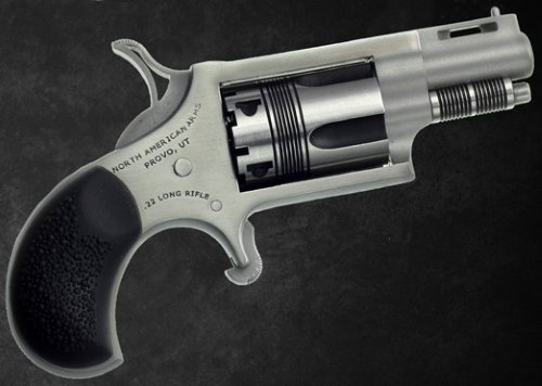 NAA 22LRTW Wasp .22LR Revolver 1.13" Stainless 5rd - NAA - 22 LR