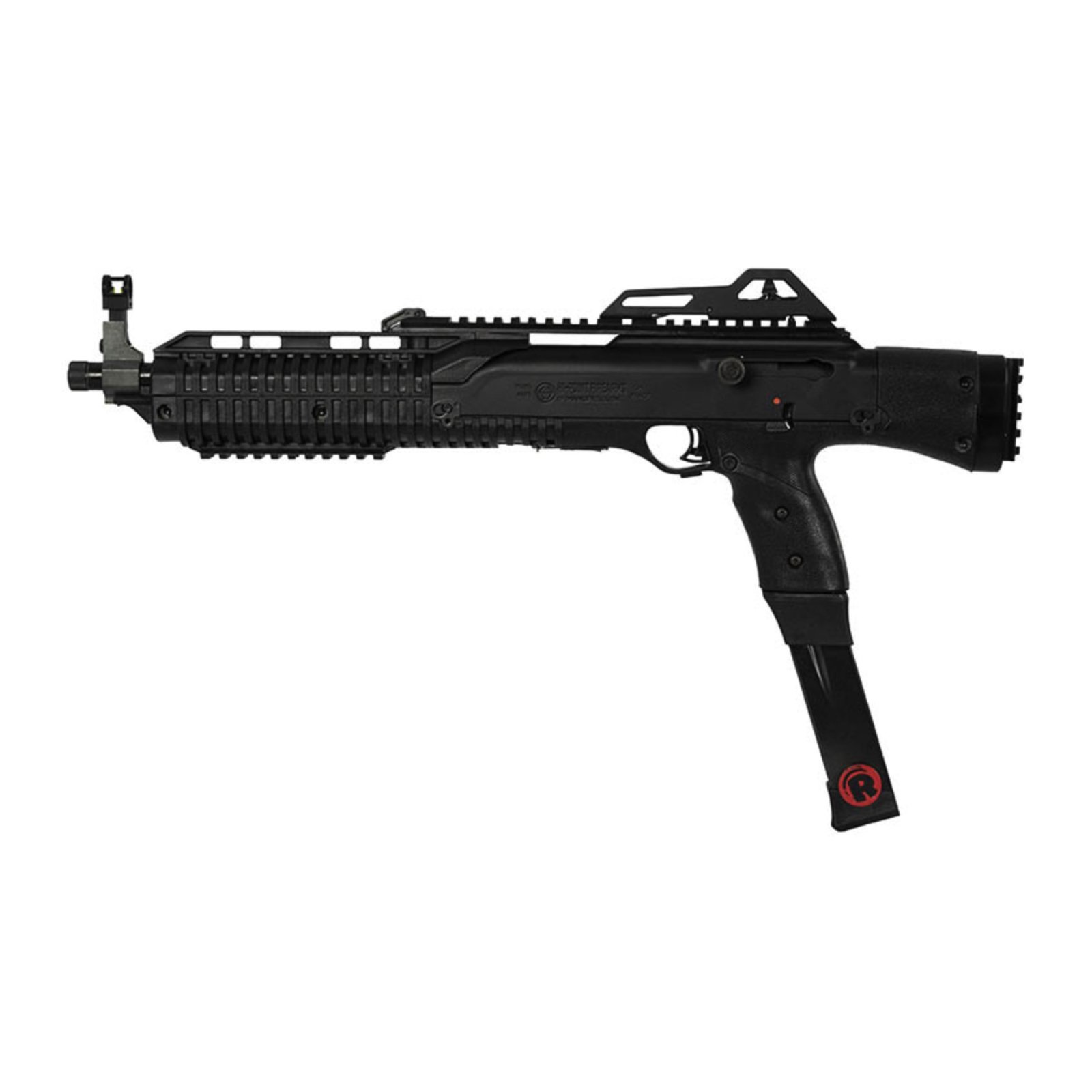 HI-POINT 4595PBRACE2XRB Pistol 45AP 20+1 HIVIZ Sights Threaded Barrel