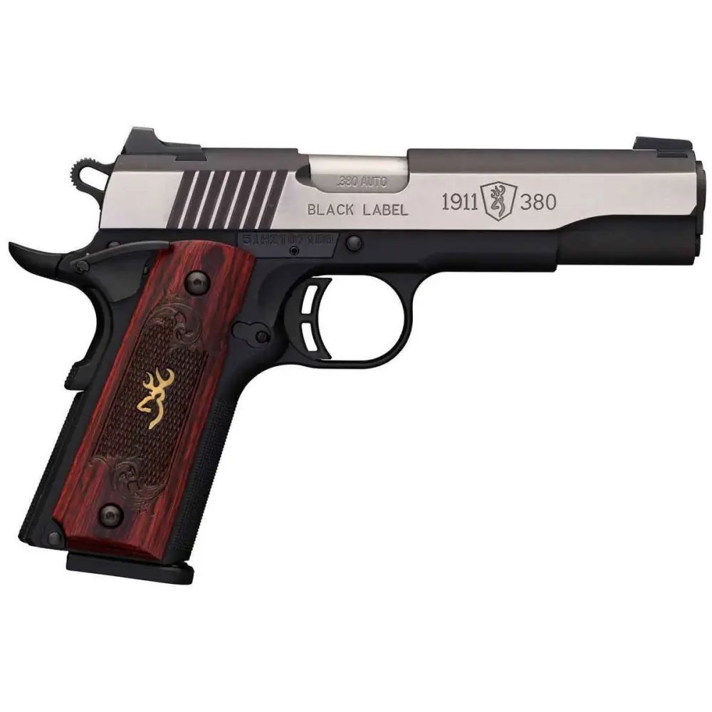 Browning 1911-380 Black Label Medallion Pro 380 ACP 8+1 4.25" Barrel - Browning - 380 ACP