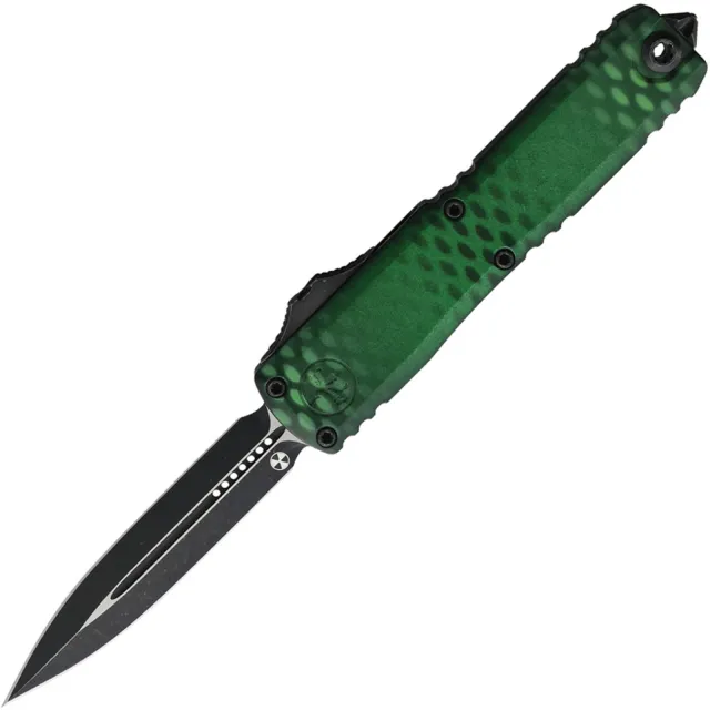 Microtech UTX-70 G4 2.5 In D/E Standard Green ALU Handle