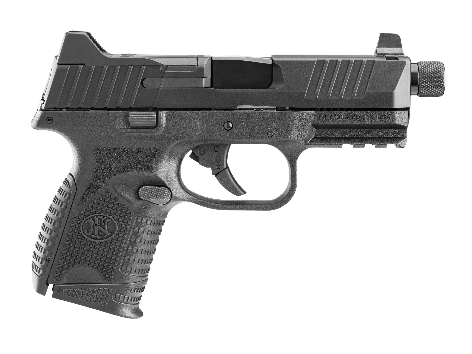 FN 509 Compact Tactical 9mm Threaded Barrel Night Sights - FN America - 9mm