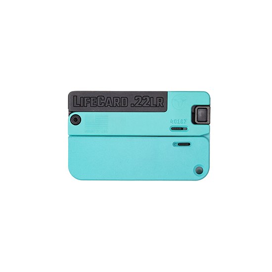 Trailblazer LifeCard 22LR Robin Egg Blue Folding Pistol - Trailblazer Firearms LLC - .22 LR