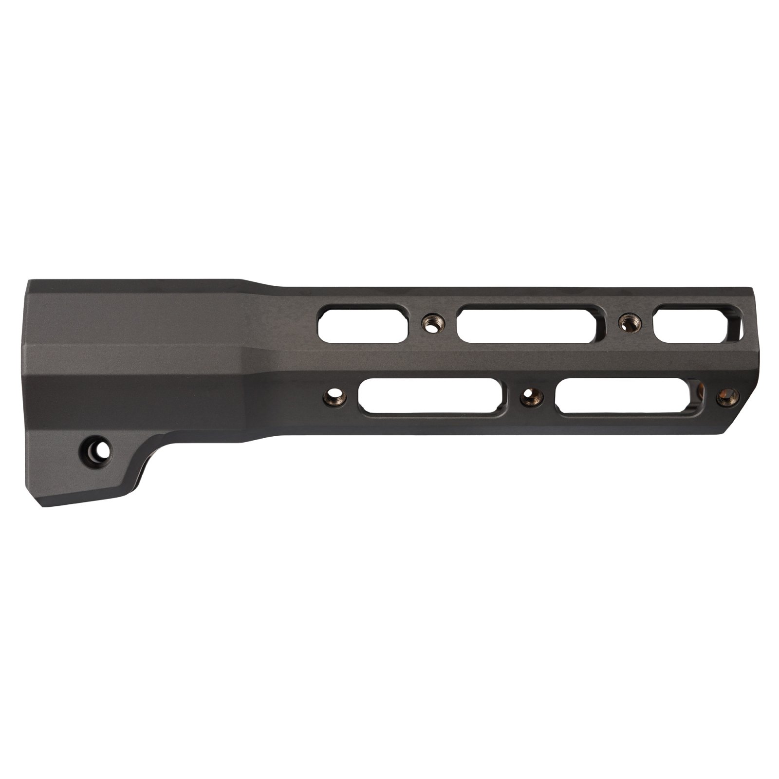Q Fix QSERT Handguard 7" - Clear Anodized Finish, Gray, 1913 Top Rail, 4.8 oz, T-25 Torx Wrench Required