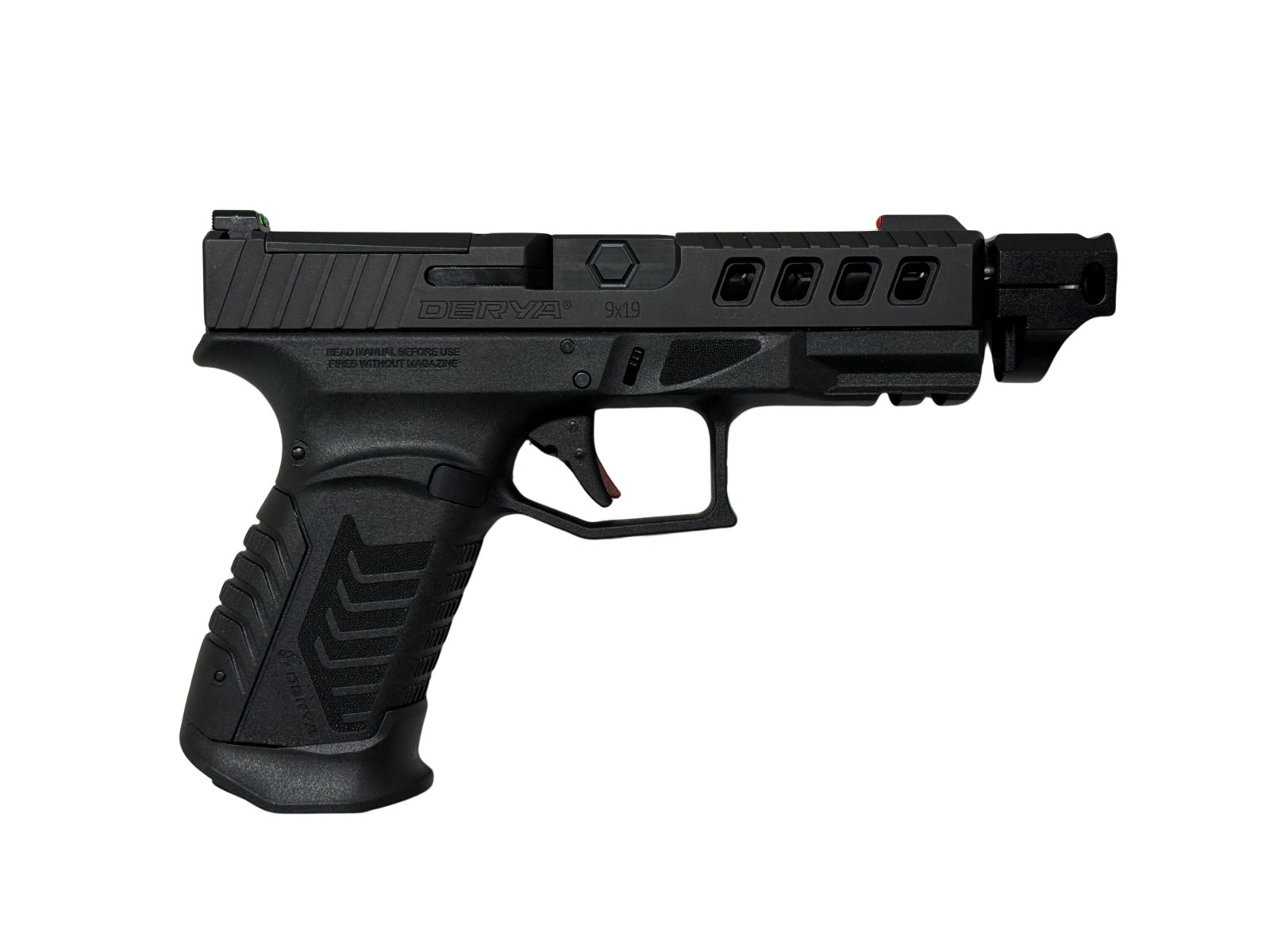Derya Arms 10L.DY9.COMP.US DY9 9mm 3.86" Black Melonite Semi-Auto Pistol - Derya Arms - 9MM