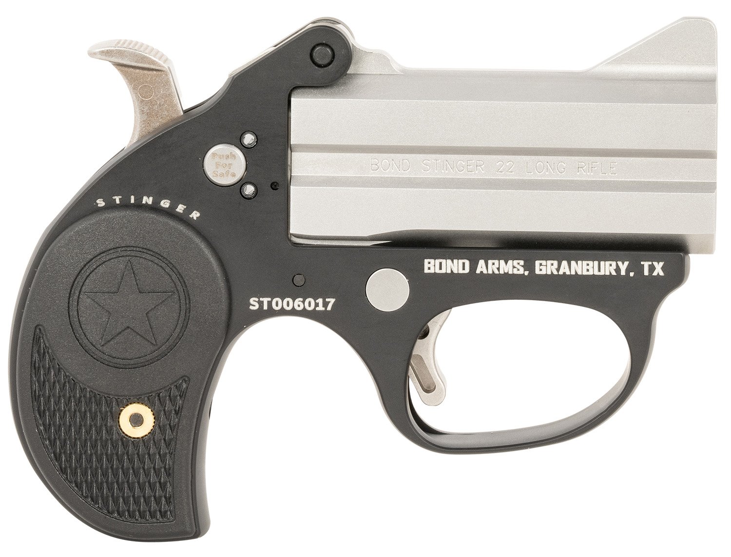 Bond Arms Stinger 22LR 2.5" Aluminum/Black Handgun - Bond Arms, Inc. - .22LR