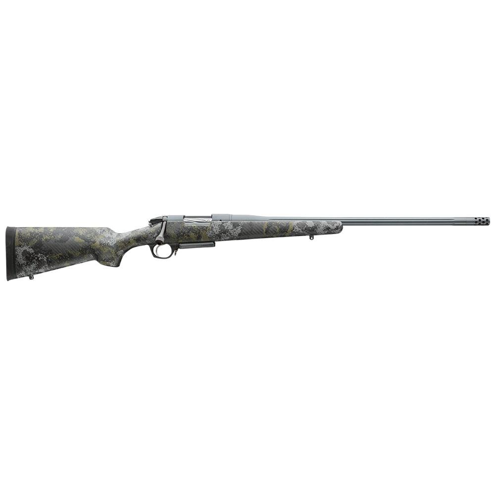 Bergara Premier Canyon 308 Win 3+1 20" Omni Muzzle Brake Barrel, Sniper Gray Cerakote, Swamper Rouge Camo Stock - Bergara - 308 Win