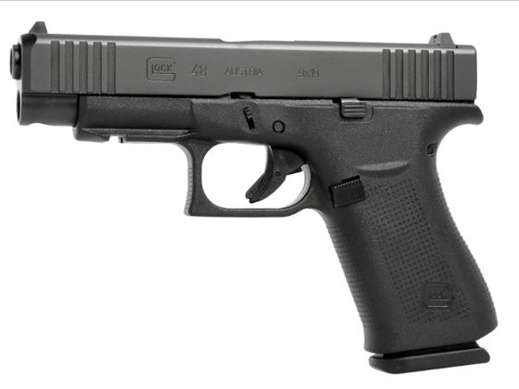Glock PA4850203FR G48 9mm 4.01" Gas Nitride Semi-Auto Pistol - Glock