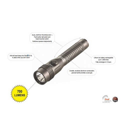Buy Streamlight Strion DS HL Rechargeable Flashlight 500 Lumens online