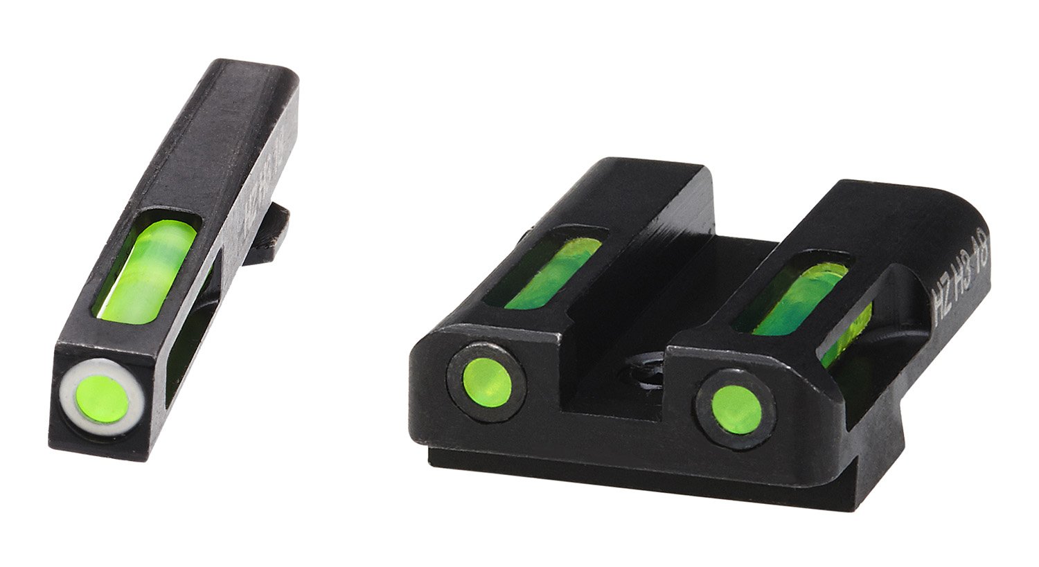 HiViz GLN329 LiteWave H3 Glock Sight Set Green Tritium Fiber Optic