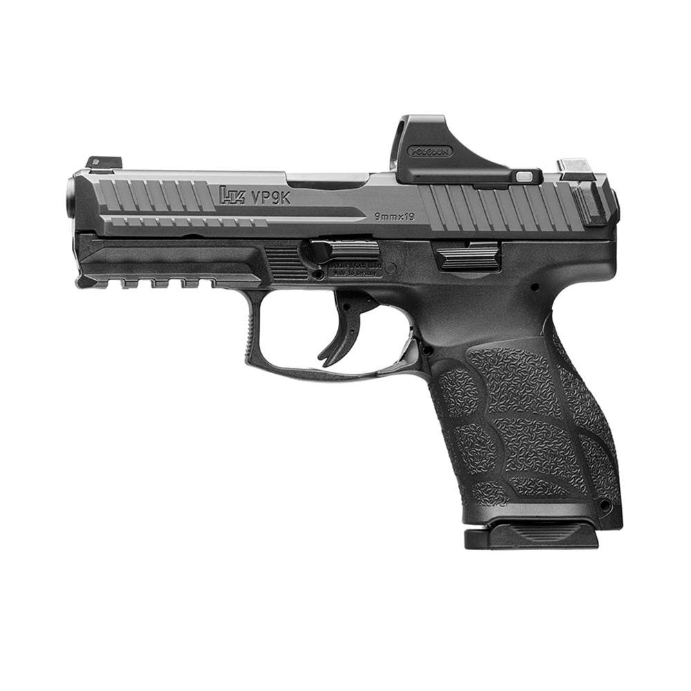 H&K VP9A1 K OE HOLOSUN SCS Handgun 9mm Luger 10rd Magazines (2) 4.09 Barrel Black with Holosun CA Compliant - Heckler & Koch - 9mm