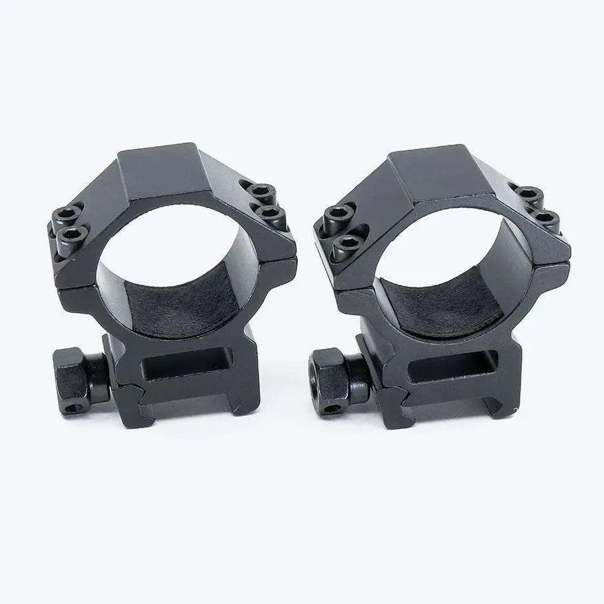 Riton RT-M 1B Medium Rings 1 Inch Matte Black 6061-T6 Aluminum