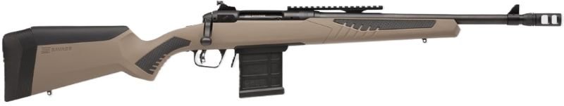 SAVAGE 110 SCOUT 308WIN 16.5" BLACK/FDE