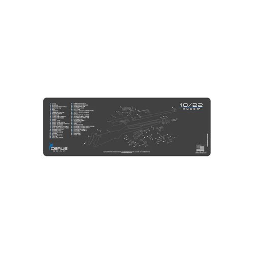 CERUS GEAR RUGER 10/22 SCHEMATIC GRAY