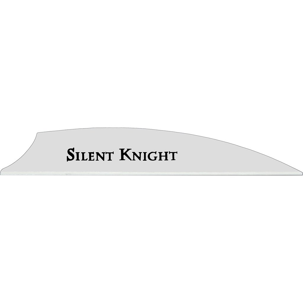 Flex Fletch Silent36-WHT Silent Knight Vanes White 3" 36 Pack