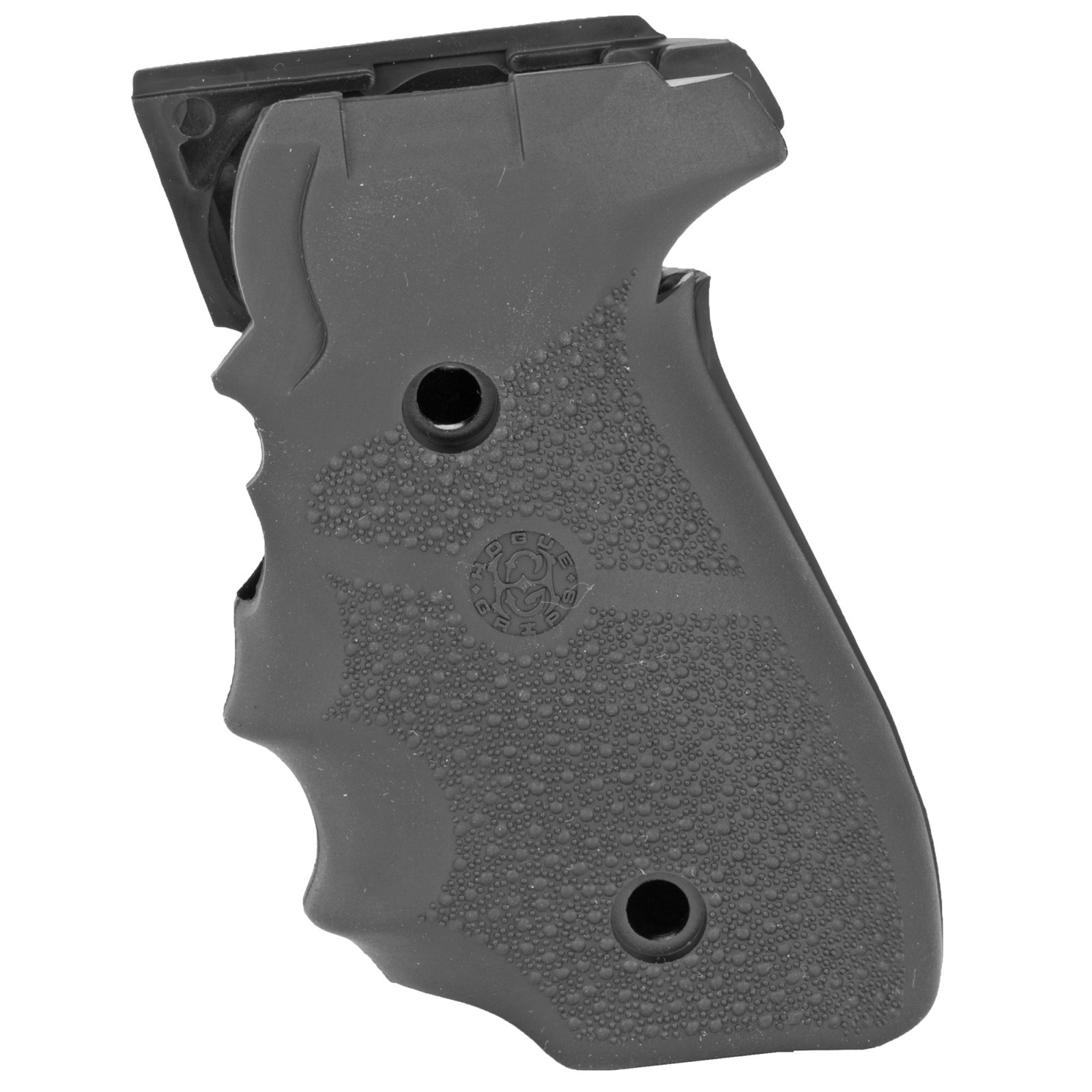 Hogue 28000 Rubber Wraparound Grip with Finger Grooves Black