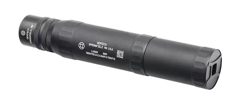 Gemtech LUNAR 9 QD 3-LUG SUPPRESSOR 9MM BLACK 13482