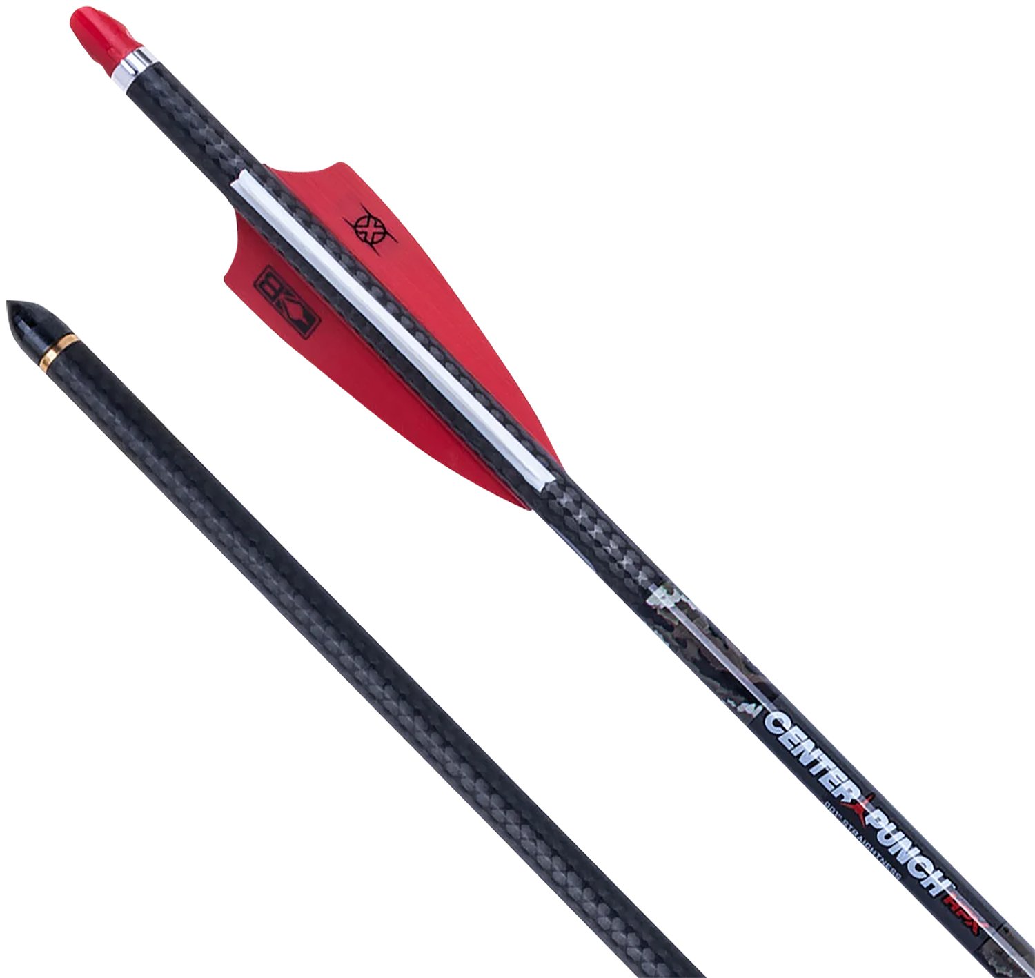 TenPoint HEA7706 CenterPunch HPX Carbon Arrows 20" .001 Straightness 6-Pack - TenPoint - CENTERPUNCH HPX