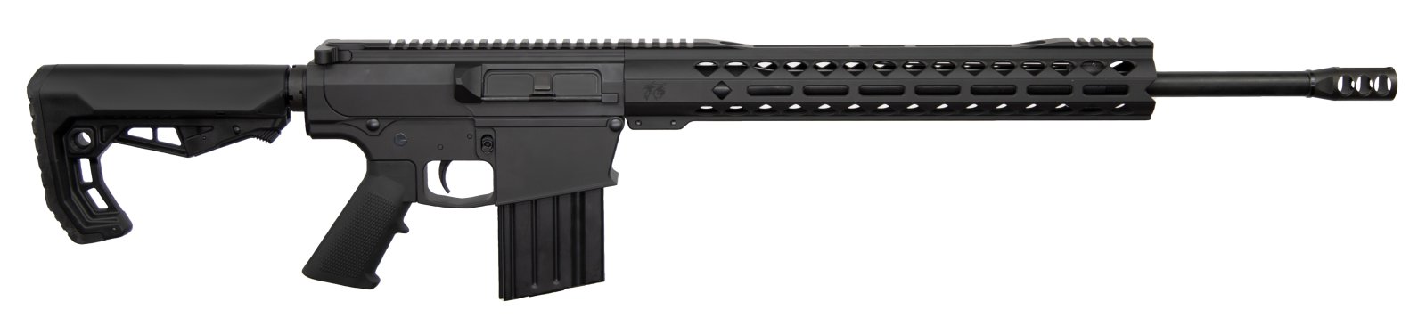 T6 Firearms T10002BLK 6.5 Creedmoor 20" MLOK Rifle, Armor Black Finish - T6 - 6.5mm Creedmoor