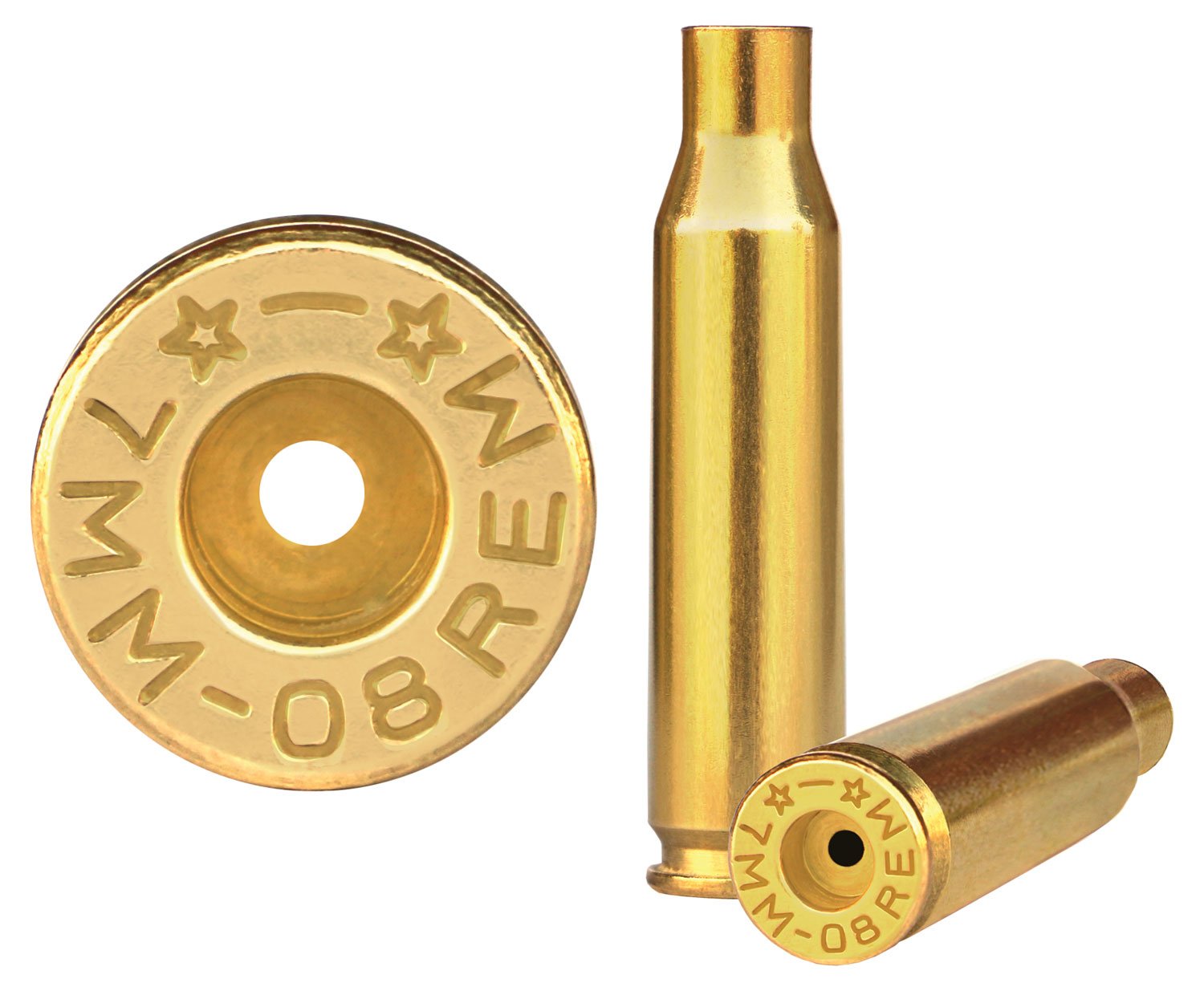 Starline 7MM08EUP50 Unprimed 7mm-08 Rem Rifle Brass Cases 50-Pack - STAR - BRASS