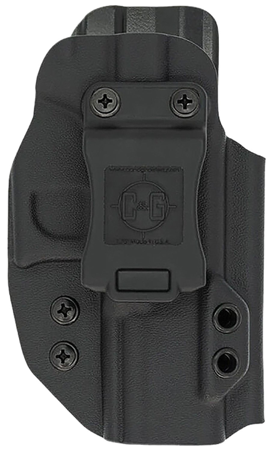C&G Holsters 0526-100 Covert IWB Kydex for S&W Shield 9/40 Black - C&G Holsters - BLACK
