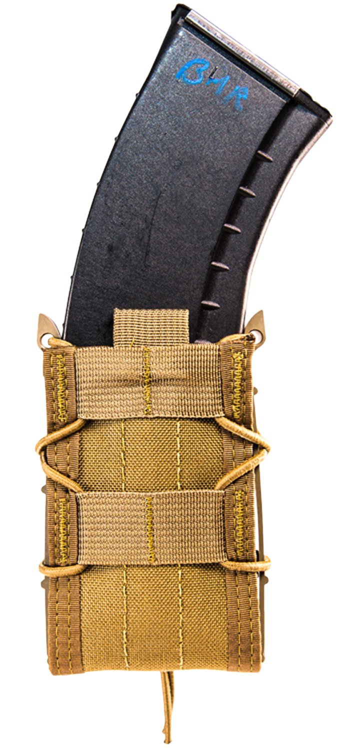 High Speed Gear 13TA10CB TACO Mag Pouch Coyote Brown Nylon Belt Mount - HSGI - COYOTE BROWN