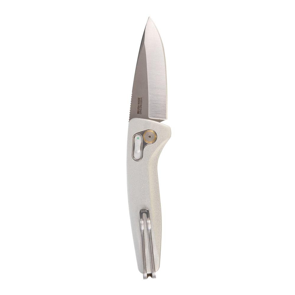 SOG SOG-15-73-03-57 One Zero AU 3.1" Drop Point Blade Silver Chrome - SOG