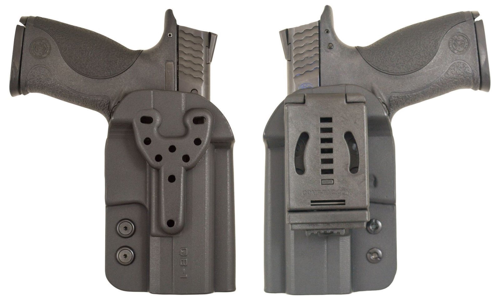 Comp-Tac QB Compatible with Glock 9/40/357 All Lengths, Glock 36/41 Kydex Black