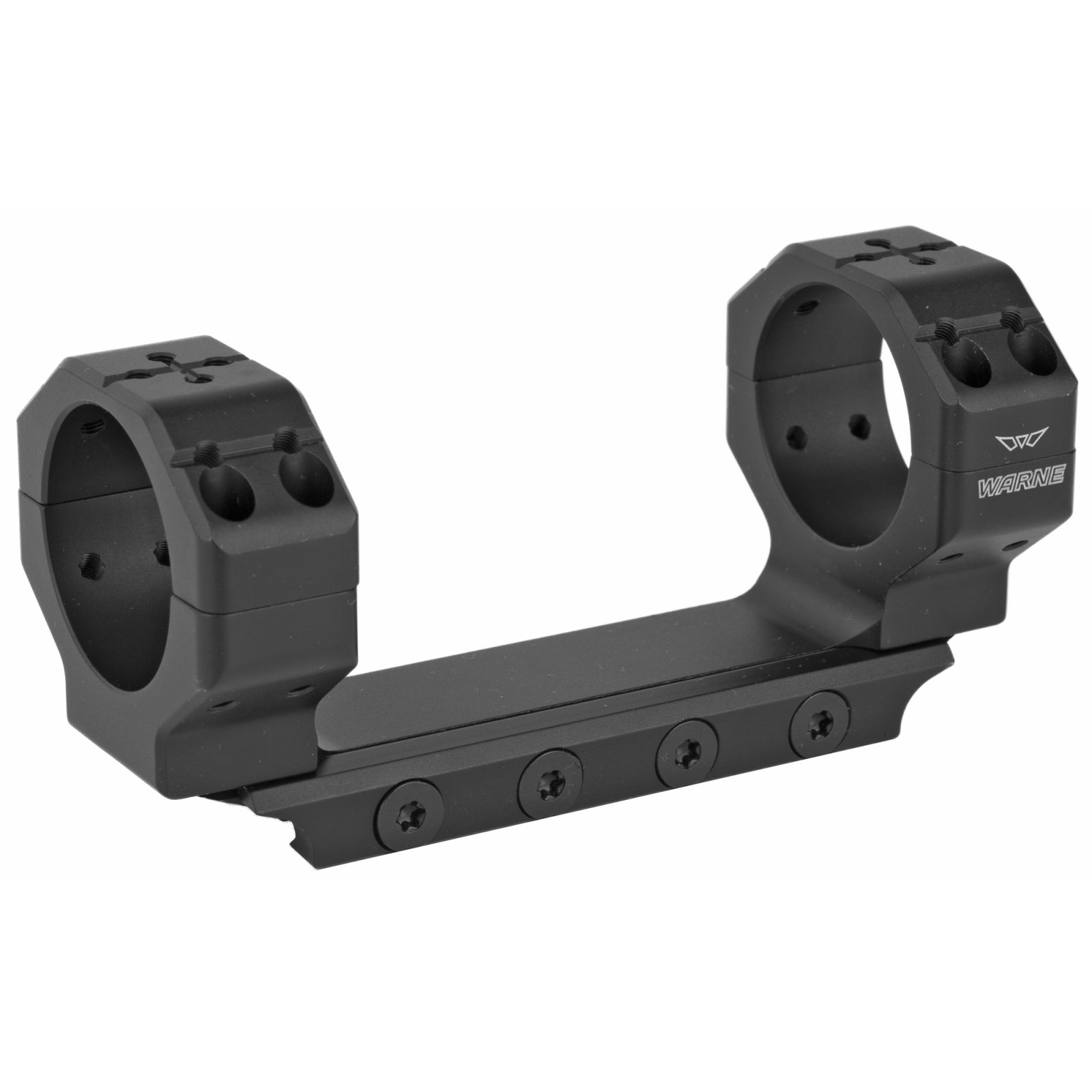 Warne 7844M Precision Scope Mount/Ring Combo Black 35mm 0 MOA 1.39"