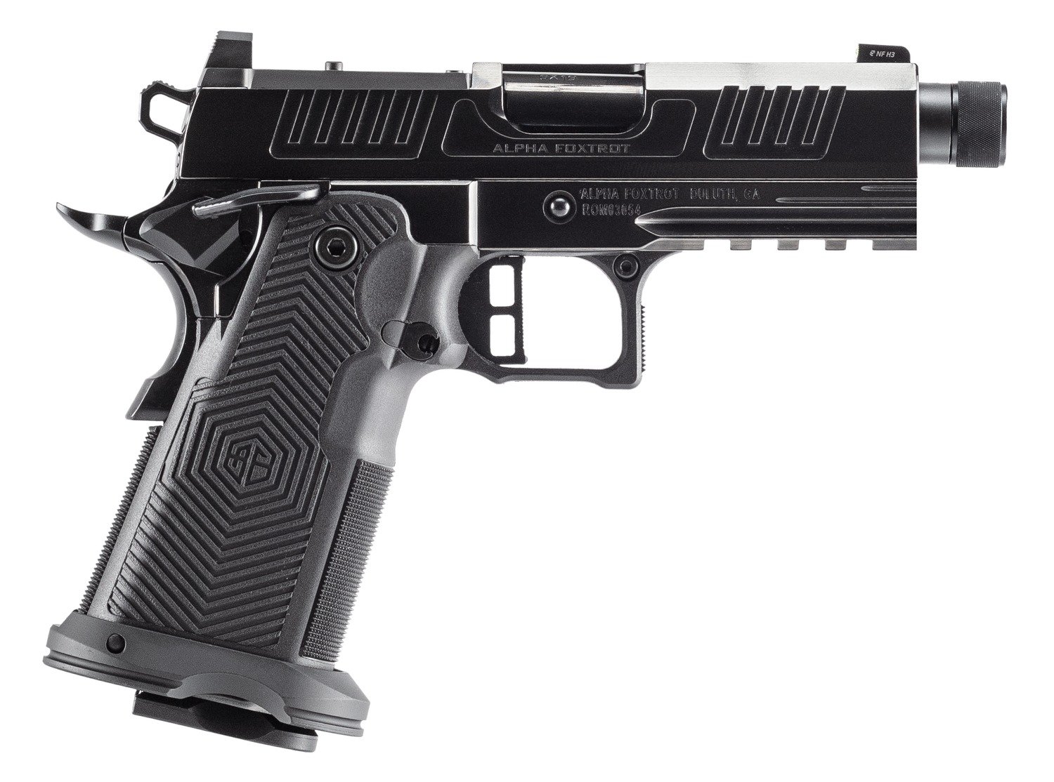Alpha Foxtrot AA39X1QIB-PDBK19 AF1911 Romulus 9mm Luger 3.50" - Alpha Foxtrot