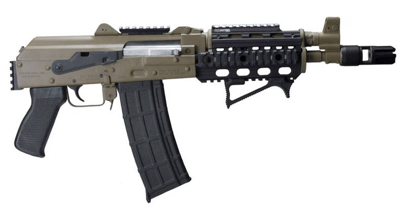 Zastava ZP85556FDE 5.56x45 AK Pistol 10" Barrel 30rd FDE Cerakote