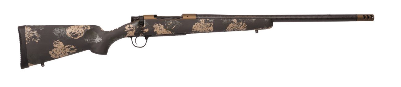 Christensen Arms 8010619300 Ridgeline FFT, Lightweight 22" Carbon Fiber Wrapped Barrel, Burnt Bronze Cerakote, 4-Round Internal Magazine, Trigger Tech, Green/Black/Tan Stock - Christensen Arms - 280 ACKLEY IMPROVED