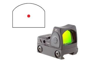 Buy Trijicon RMR Type 2 1x Red Dot Sight 6.5 MOA Adjustable LED Black online