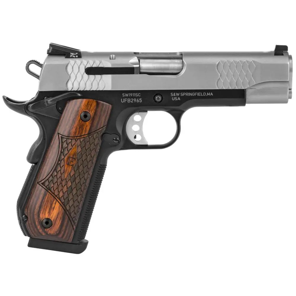Smith & Wesson 1911 E-Series .45 ACP 4.25 in Black/Stainless 8+1 SA