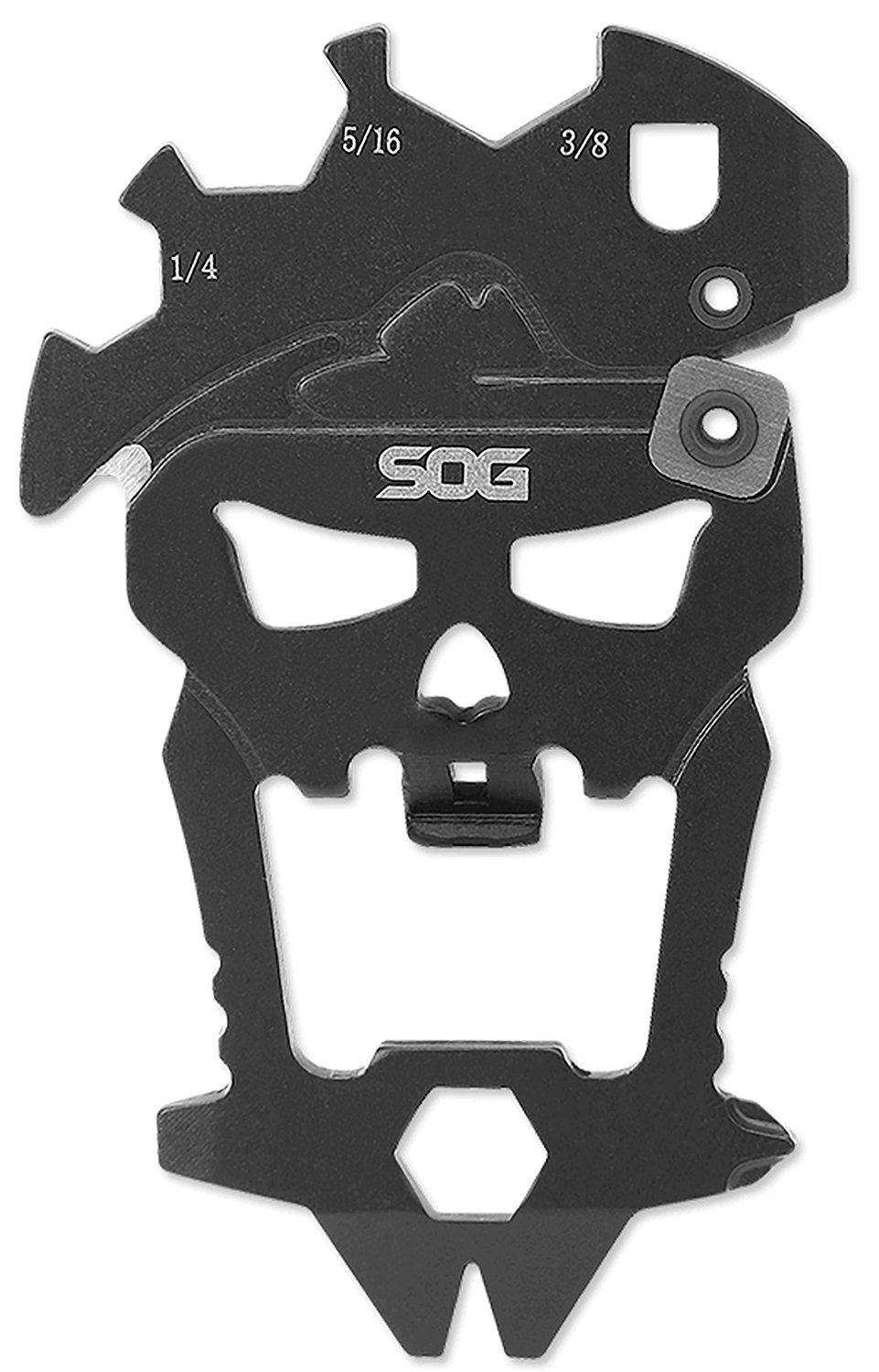 SOG SOGSM1001CP MACV Tool Black Anodized 420 Stainless Steel 12-in-1