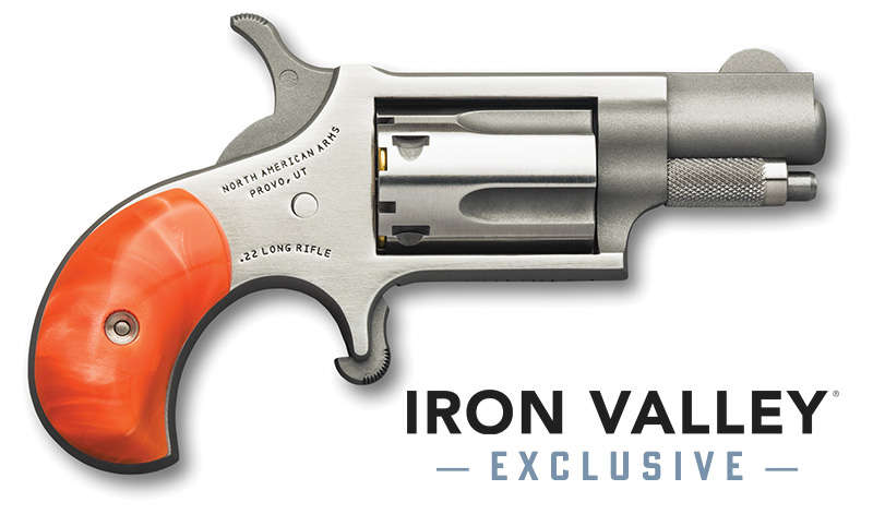 NAA NAA-22LR-GP-O 22LR Mini-Revolver 1 1/8" Orange Grip