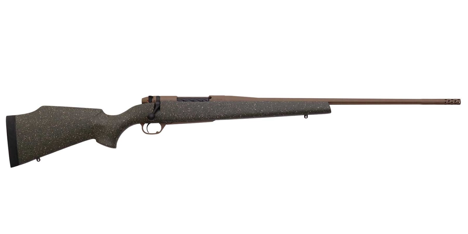 Weatherby Mark V Weathermark LT 6.5 RPM Bolt Action Rifle FDE - Weatherby - 6.5 WBY RPM