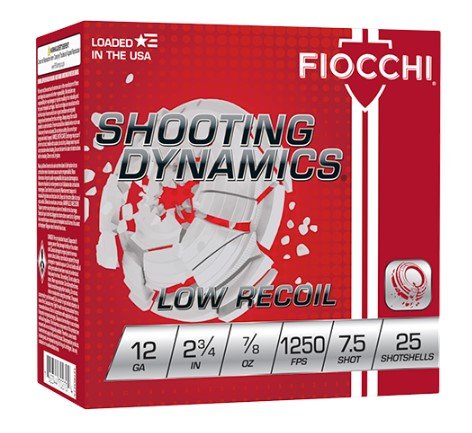Fiocchi 1278OZ75 Exacta Target Low Recoil Trainer 12Gauge 2.75" 7/8oz... - Fiocchi - LEAD