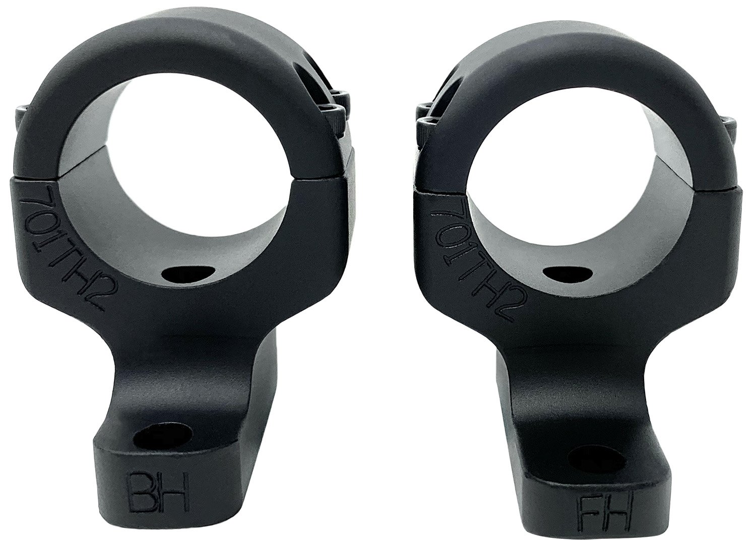 DNZ 701H2 Game Reaper 2 Scope Mount 1" Matte Black 6061-T6 Aluminum
