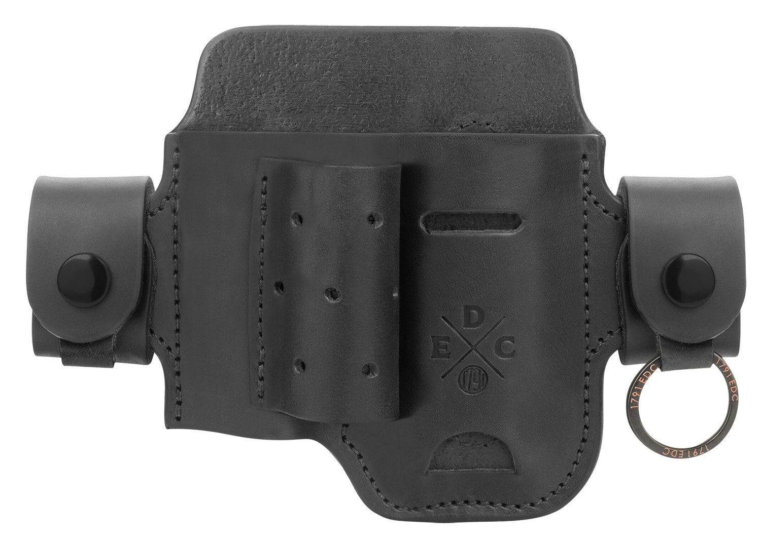 1791 Gunleather HDASLFBLKA EDC Heavy Duty Action Snap OWB Black Leather... - 1791 Gunleather - BLACK