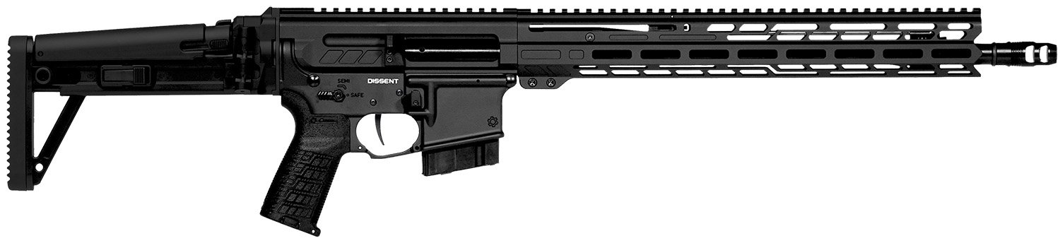 CMMG 60AA90CAB Dissent MK4 6mm ARC 16" Black Side Folding Stock - CMMG - 6MM ARC