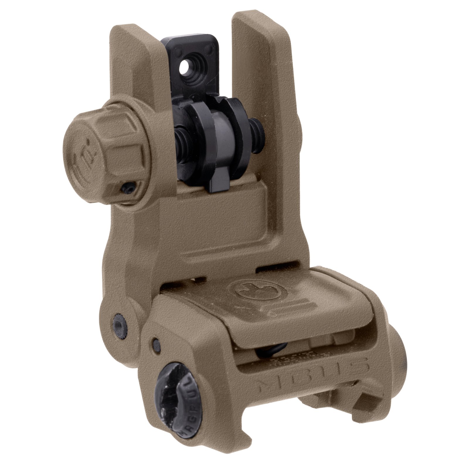 Magpul MAG1167-FDE MBUS 3 Rear Sight, FDE, Polymer, Picatinny Rails