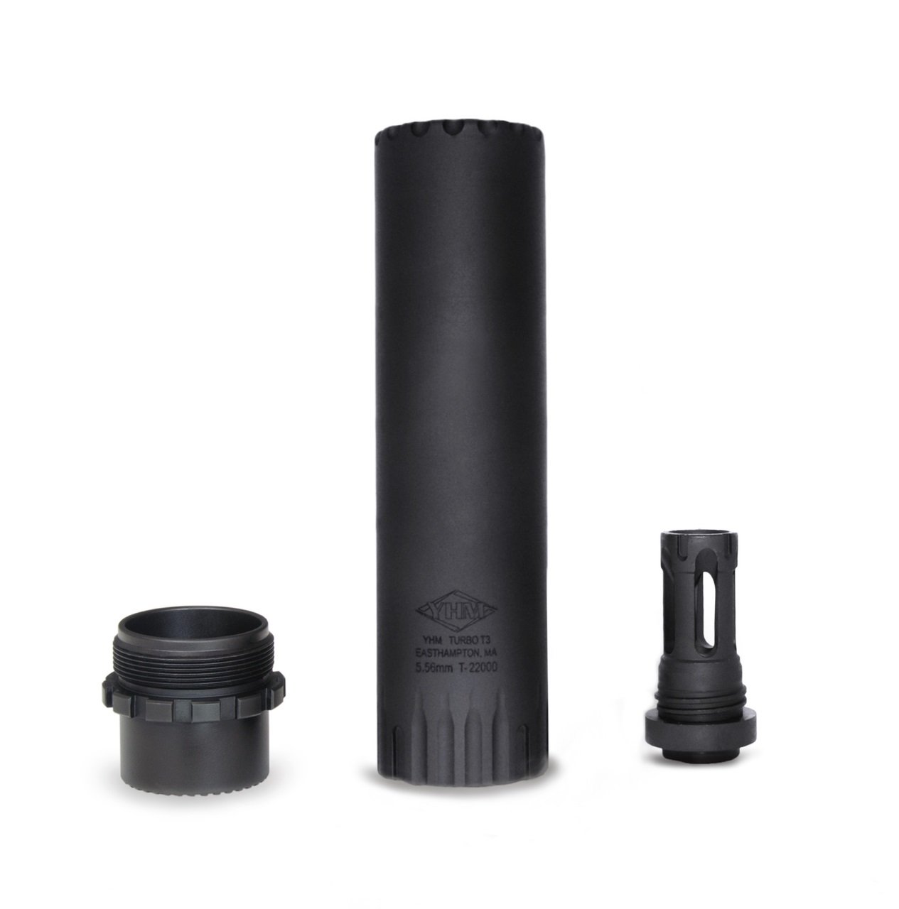 YHM Turbo T3 5.56 Suppressor - Lightweight, Compact, and Durable - Yankee Hill Machine Co. - 5.56